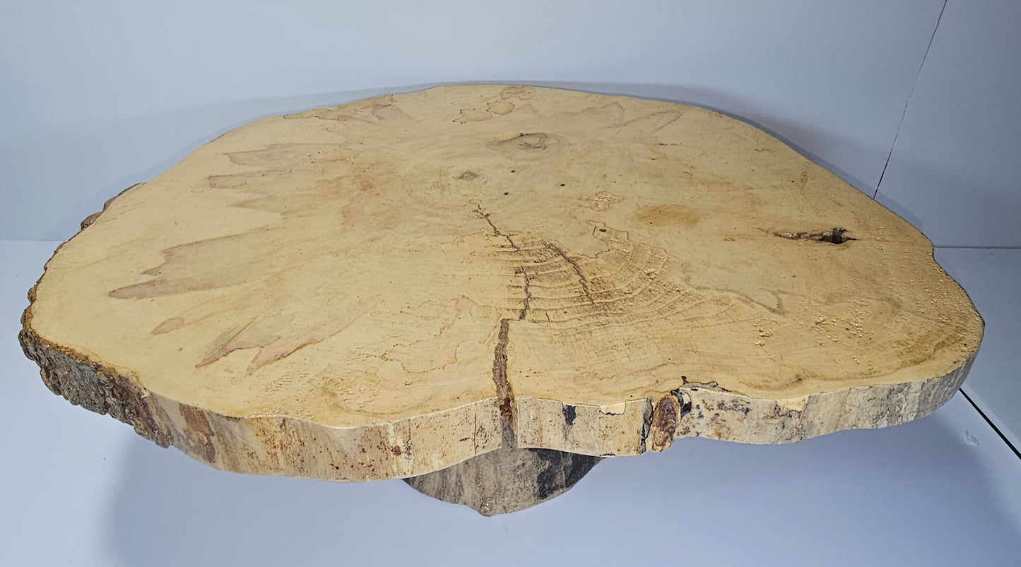 Two Tiered Live Edge Cupcake Stand (Box Elder)